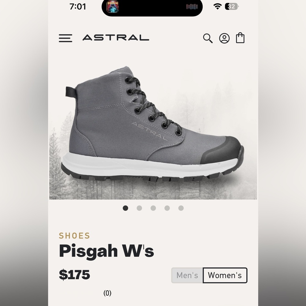 Astral hiking boot. Women’s 10